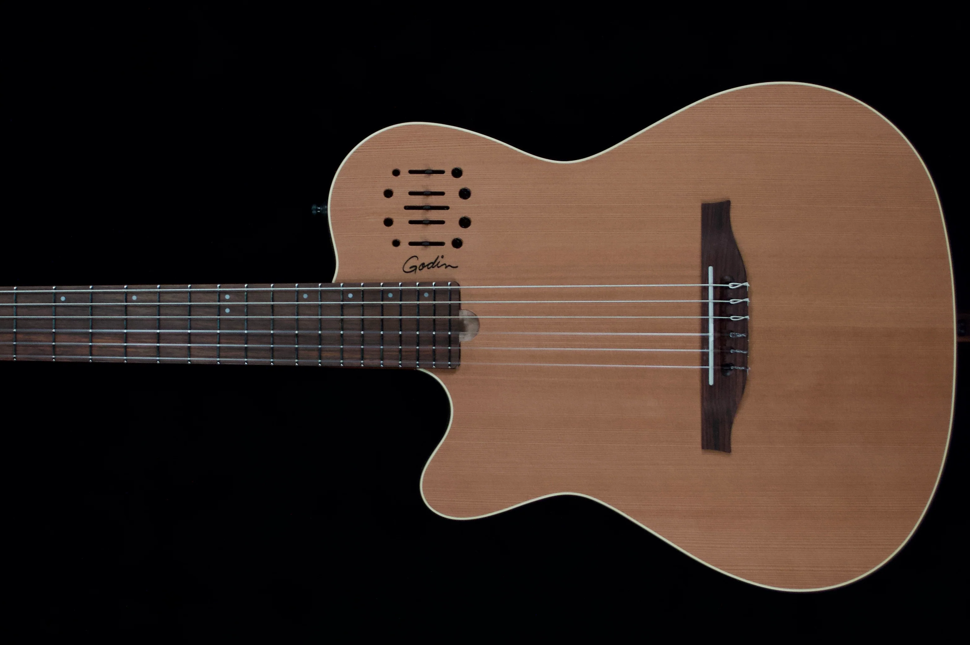 ✅ Godin Multiac Nylon Encore Acoustic Electric Classical Guitar, Natural