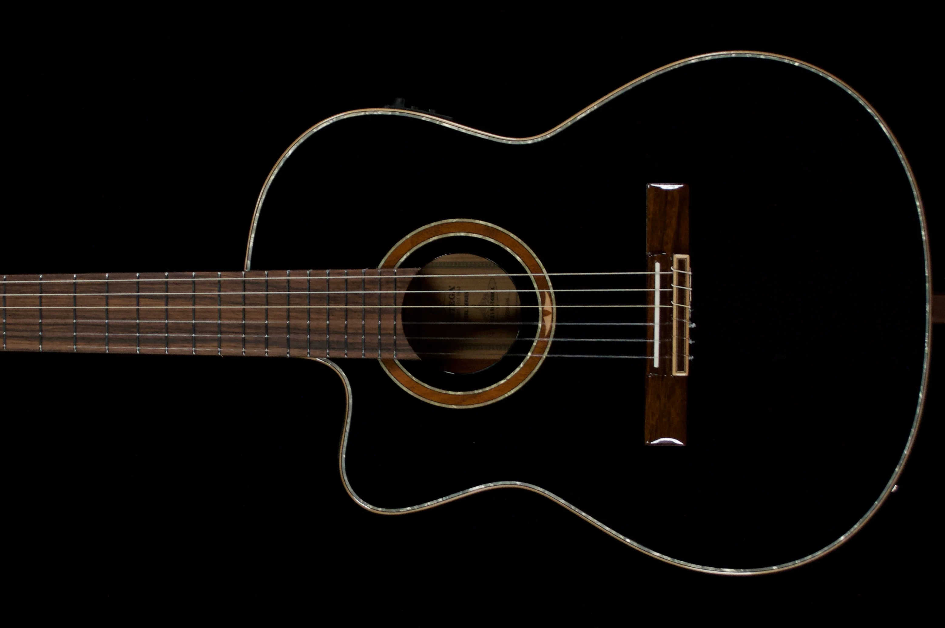✅ Ortega RCE138-T4BK-L Lefty Acoustic Classical Guitar