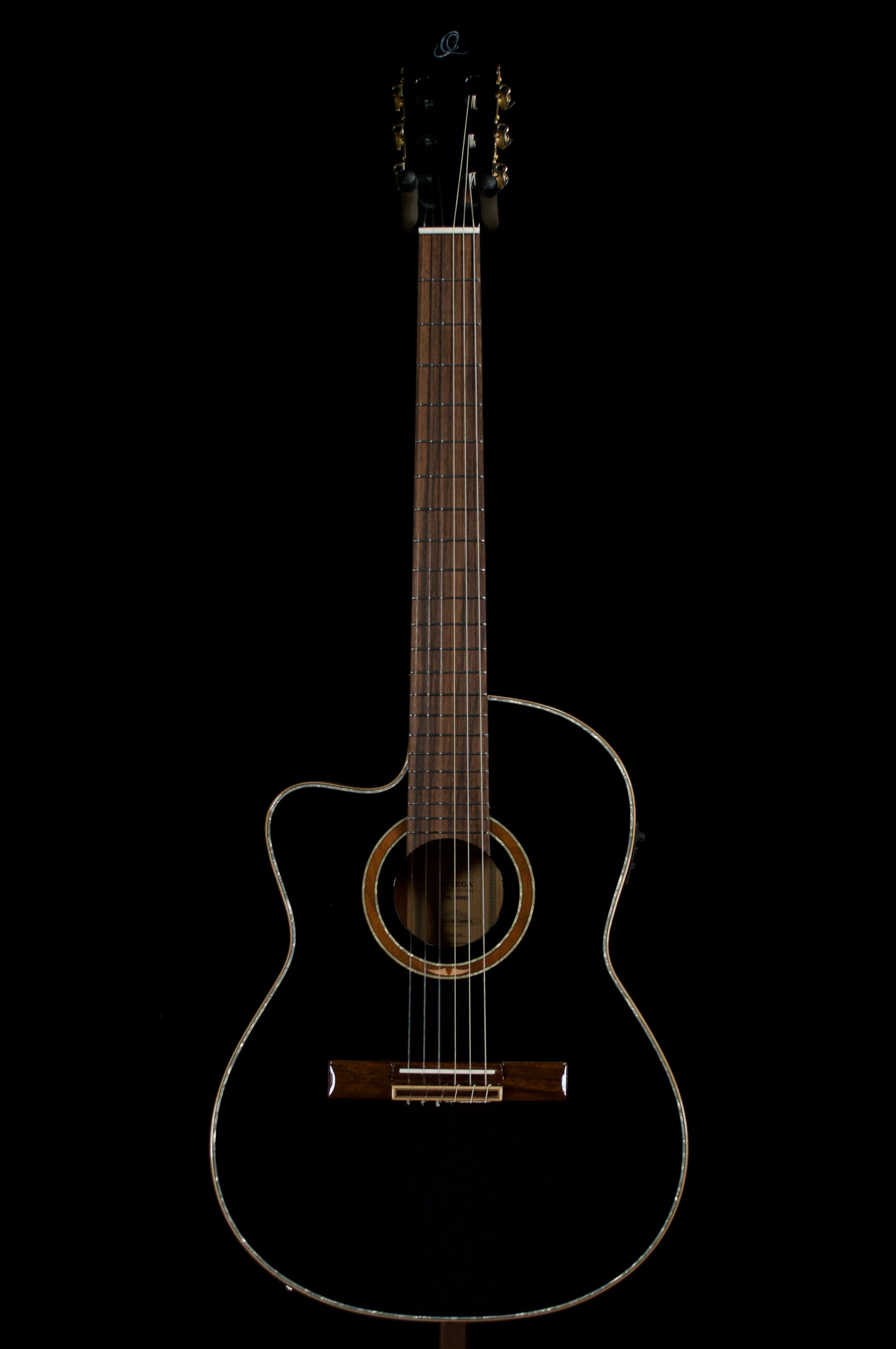 ✅ Ortega RCE138-T4BK-L Lefty Acoustic Classical Guitar - Image 2