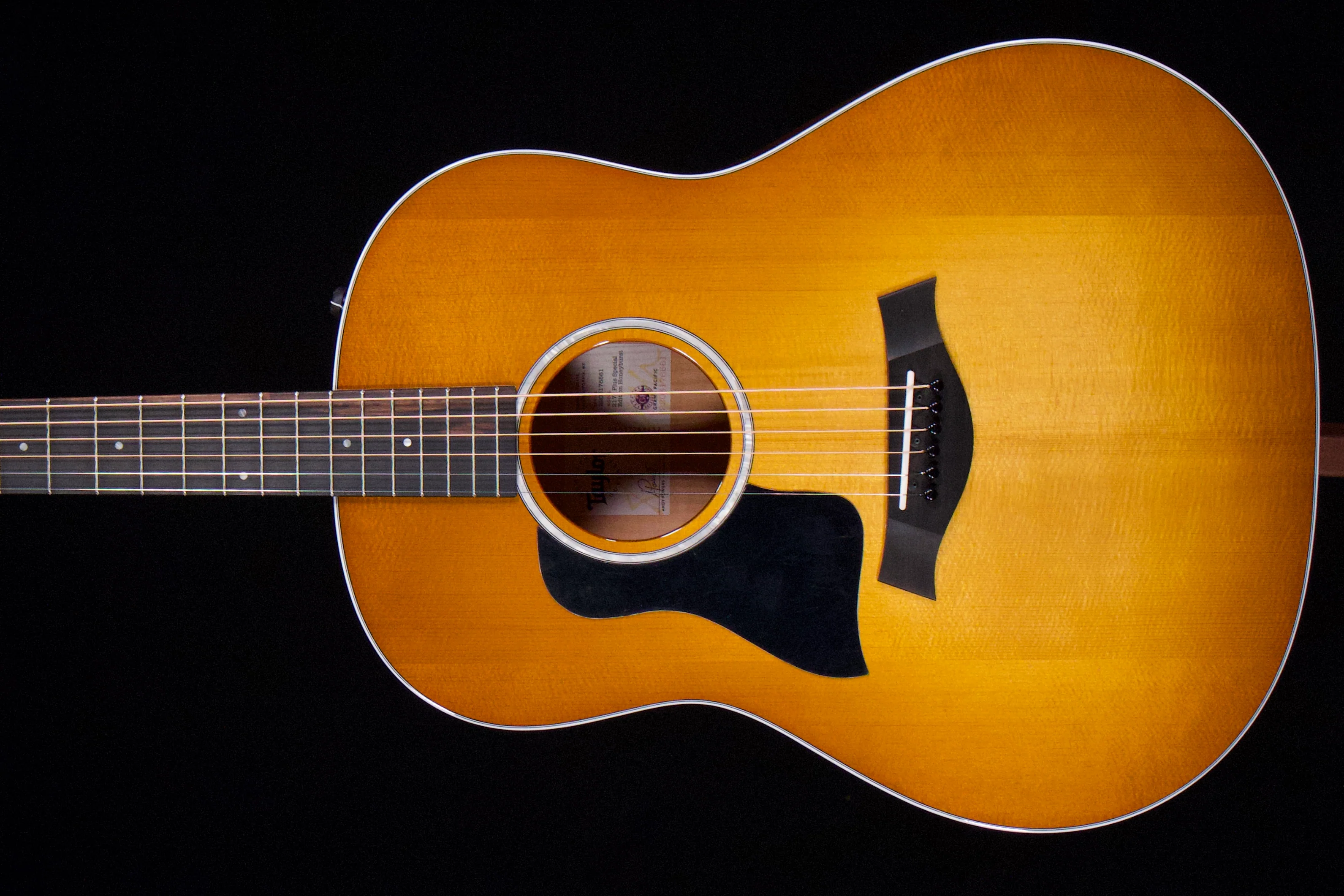 Taylor 217e Plus Special Left hand guitar. 
