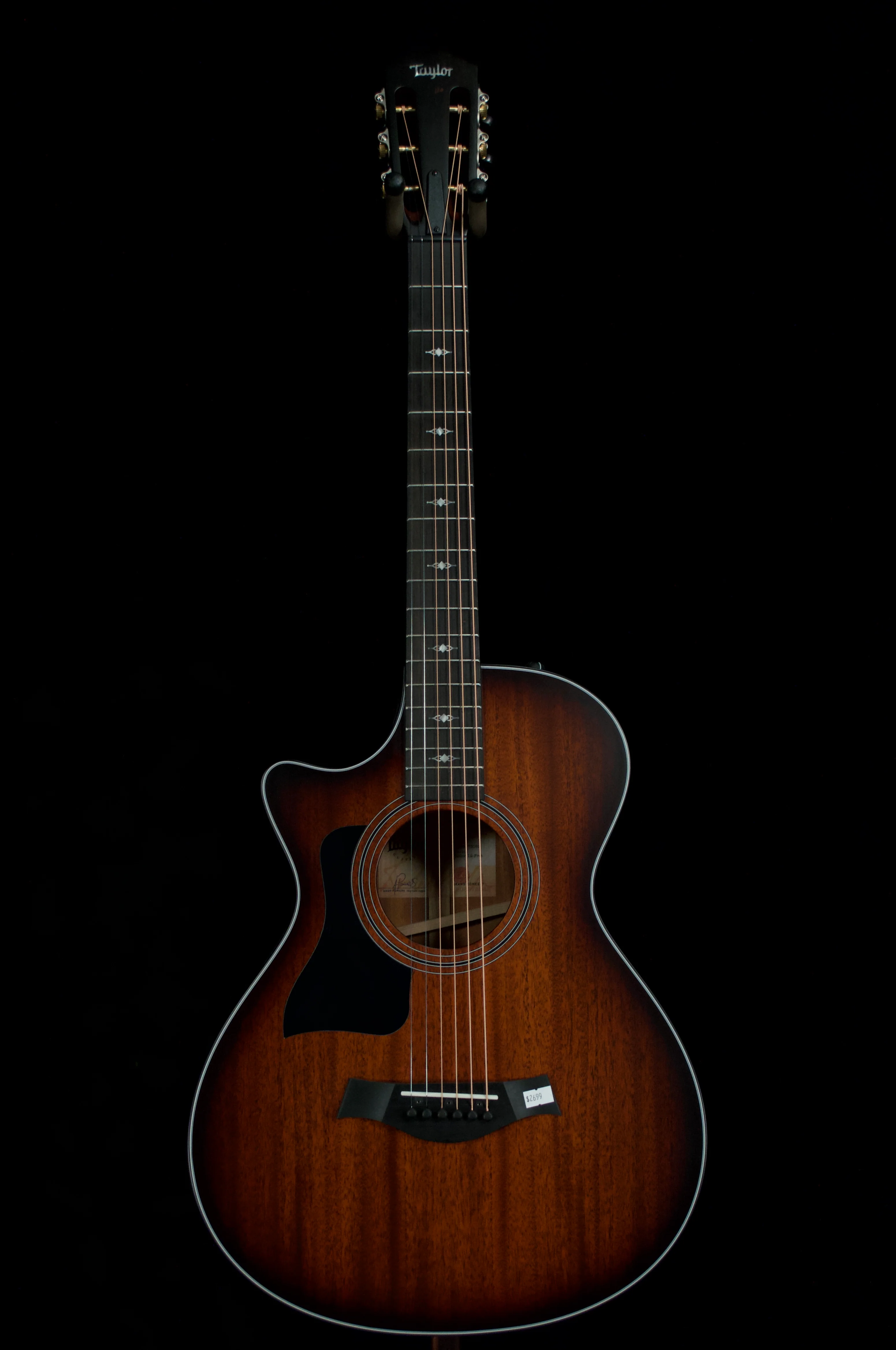 ✅ Taylor 322ce 12 Fret Grand Concert Left-handed Acoustic Electric Guitar - Image 6